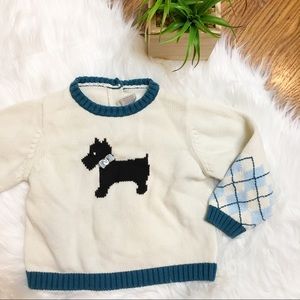 Gymboree Scottie Dog Sweater 2T